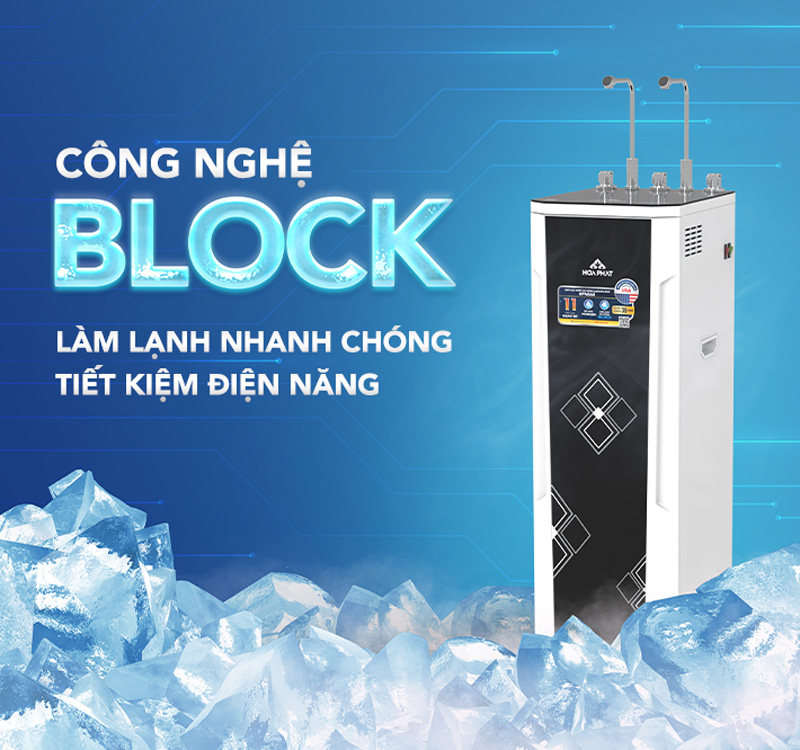 Máy lọc nước RO nóng nguội lạnh Hòa Phát HPN668 - Hàng chính hãng