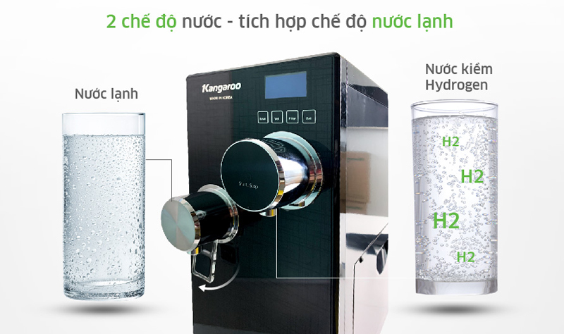 Máy lọc nước Kangaroo Hydrogen KG123HQ - Hàng chính hãng