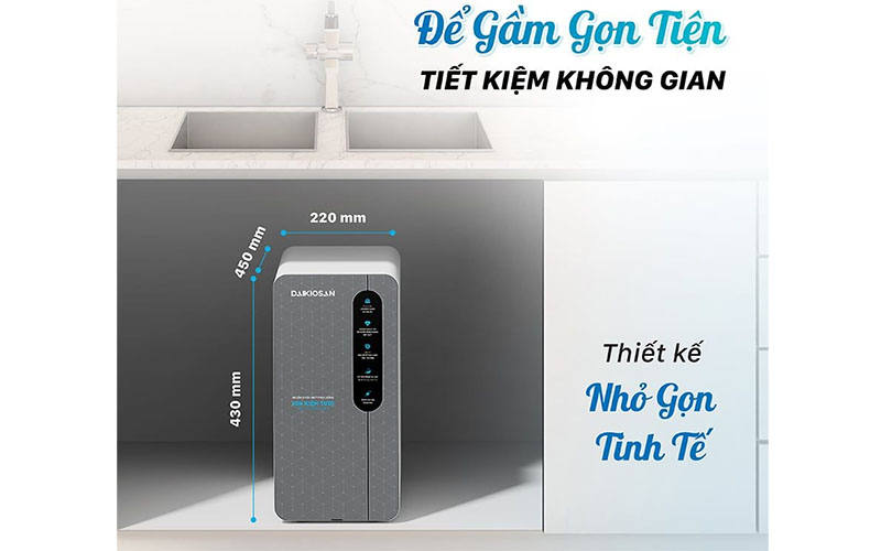 Máy lọc nước ion kiềm tươi Daikiosan DN468 - Hàng chính hãng