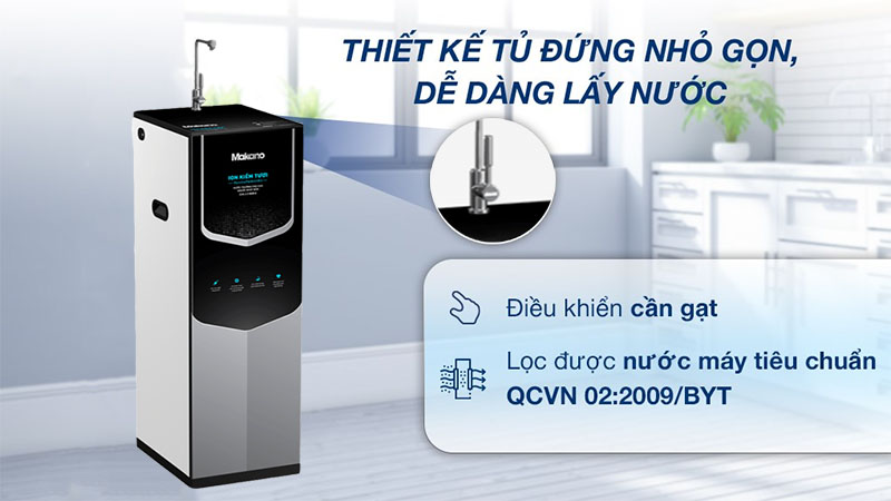 Máy lọc nước ion kiềm tươi Makano MN169 - Hàng chính hãng