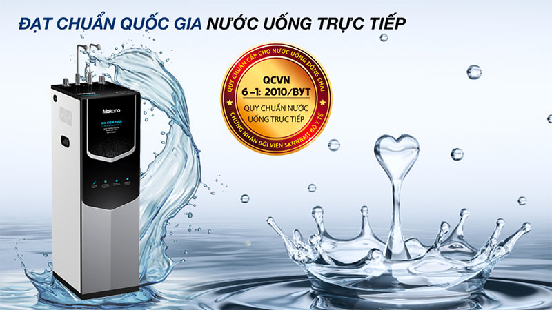 Máy lọc nước ion kiềm tươi nóng lạnh nguội Makano MN369 - Hàng chính hãng