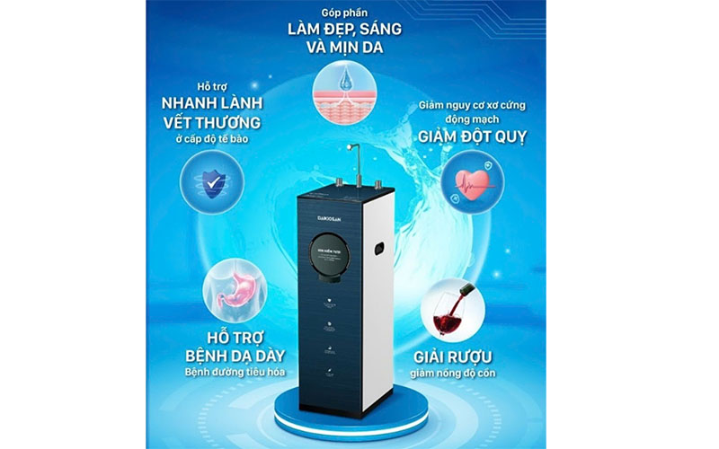 Máy lọc nước ion kiềm tươi nóng nguội Daikiosan DN204 - Hàng chính hãng