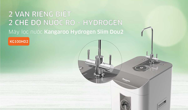 Máy lọc nước RO Hydrogen Kangaroo KG100HD2 - Hàng chính hãng