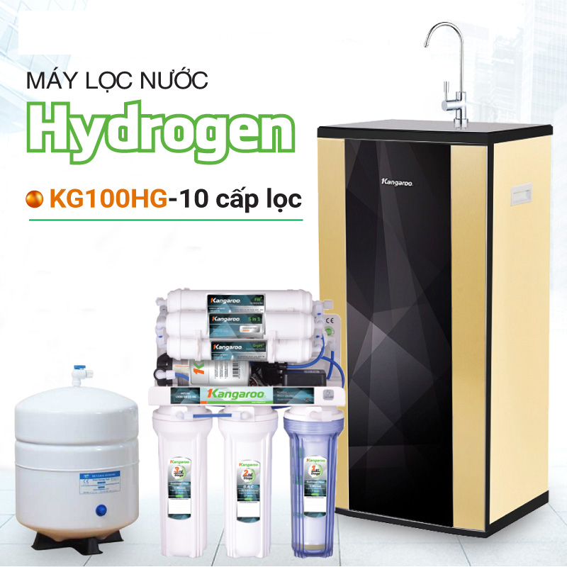 Máy lọc nước Kangaroo Hydrogen KG100HG - Hàng chính hãng