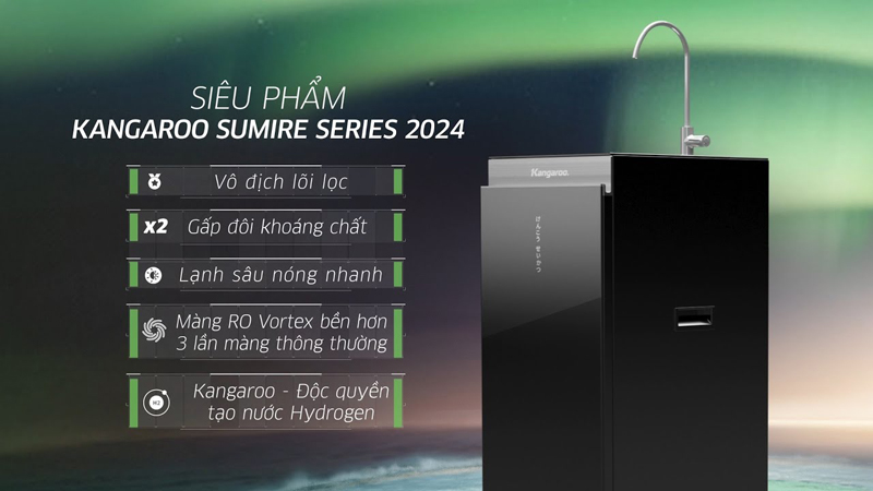 Máy lọc nước Hydrogen Kangaroo KG100H - Hàng chính hãng