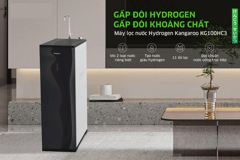 Máy lọc nước Kangaroo Hydrogen KG100HC3 - Hàng chính hãng