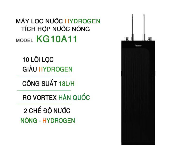 Thông số kỹ thuật của máy lọc nước Kangaroo Hydrogen KG10A11