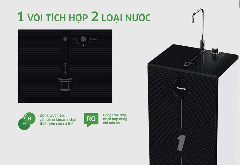Máy lọc nước Kangaroo Hydrogen KG111 - Hàng chính hãng