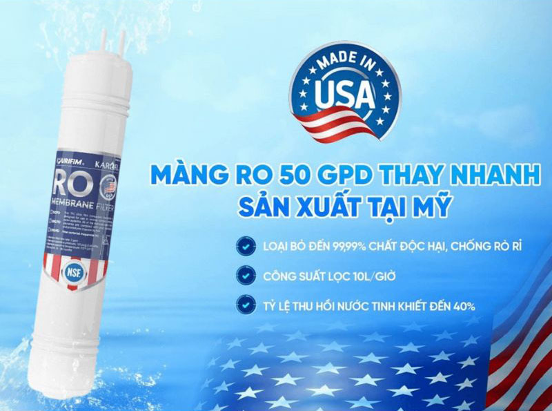 Máy lọc nước Karofi ERO80 PRO - Hàng chính hãng
