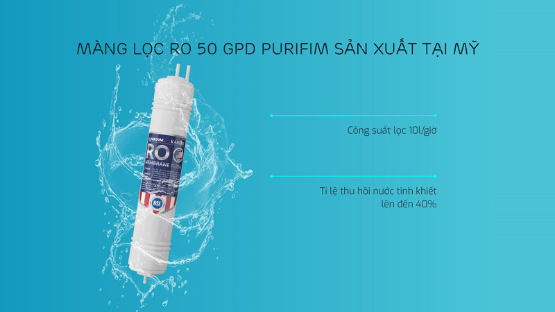 Máy lọc nước Karofi ERO100V - Hàng chính hãng