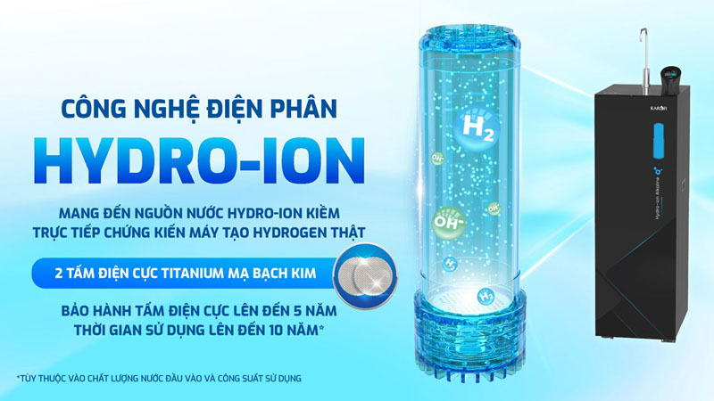 Máy lọc nước Hydro-ion kiềm Karofi KAE-S68 - Hàng chính hãng