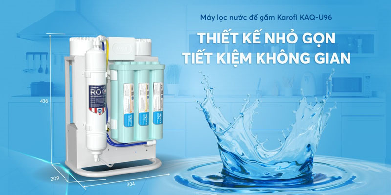 Máy lọc nước Karofi KAQ-U96 - Hàng chính hãng