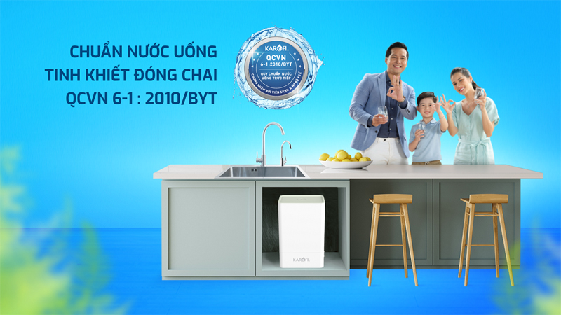 Máy lọc nước Karofi KAQ-U98 - Hàng chính hãng