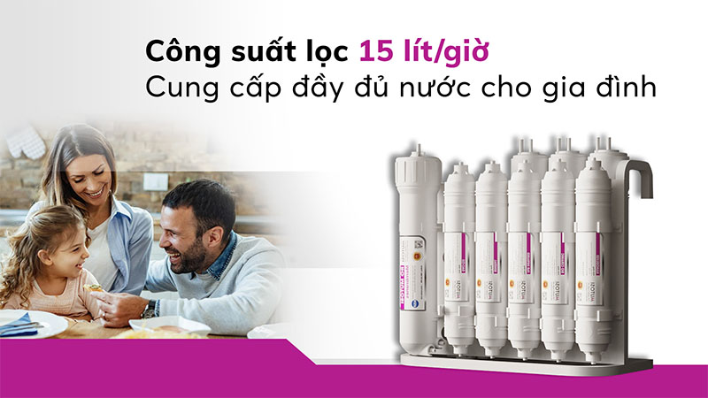Máy lọc nước không tủ Mutosi MP-192 - Hàng chính hãng