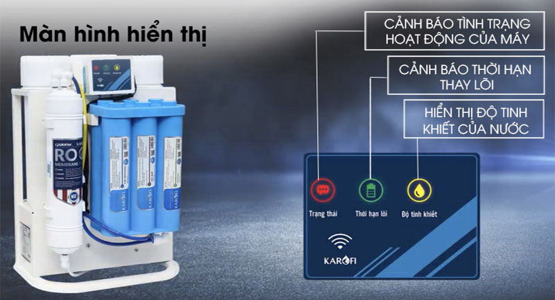Máy lọc nước không vỏ RO Karofi KAQ-U95 - Hàng chính hãng