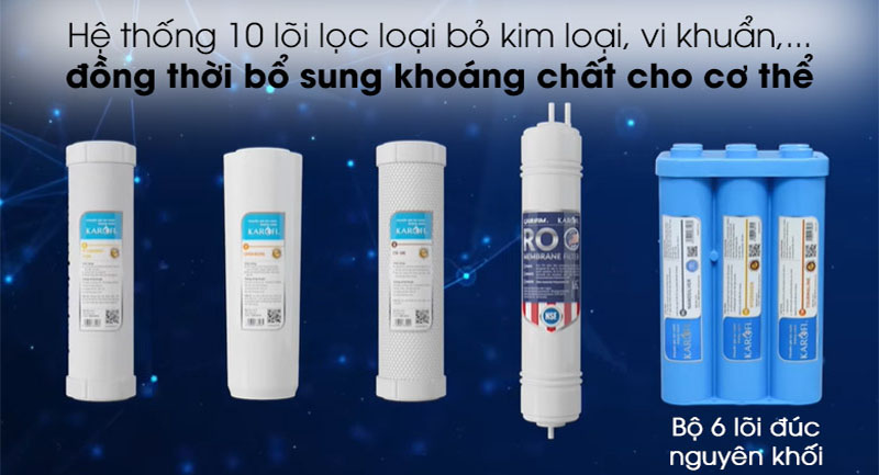 Máy lọc nước không vỏ RO Karofi KAQ-U95 - Hàng chính hãng
