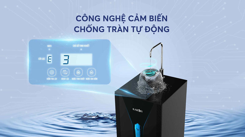 Máy lọc nước ion kiềm Karofi KAE-S65 - Hàng chính hãng