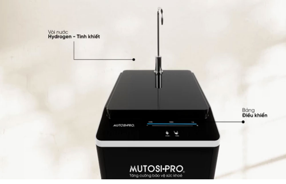 Máy lọc nước Hydrogen pro ion kiềm Mutosi MP-F081-H3 - Hàng chính hãng