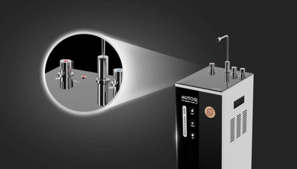 Máy lọc nước nóng lạnh nguội 10 lõi Mutosi MP-6102HC-ECO - Hàng chính hãng