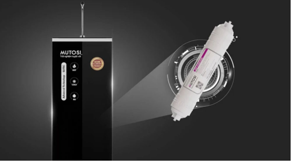 Máy lọc nước nóng lạnh nguội 10 lõi Mutosi MP-6102HC-ECO - Hàng chính hãng