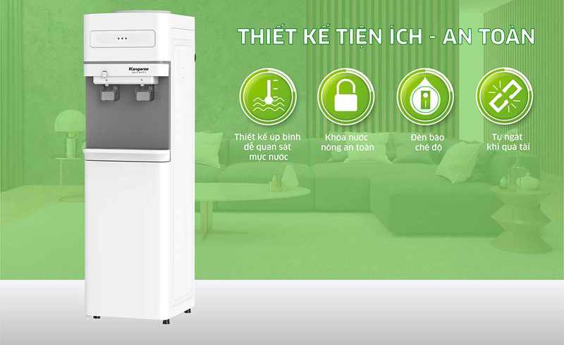 Cây nước nóng lạnh Kangaroo KG36A2 - Hàng chính hãng