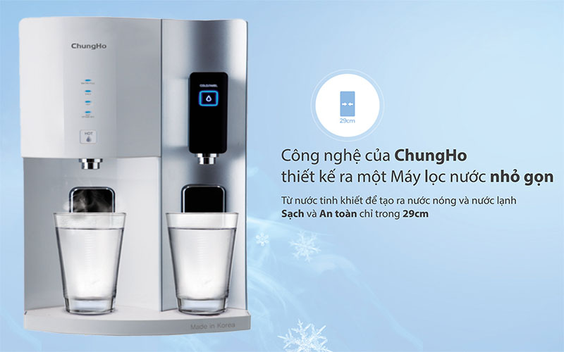 Máy lọc nước nóng lạnh Chungho Iguassu Tiny 500 (CHP-3931D) - Hàng chính hãng