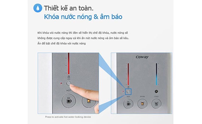 Máy lọc nước nóng lạnh Coway CHP-06ER - Hàng chính hãng