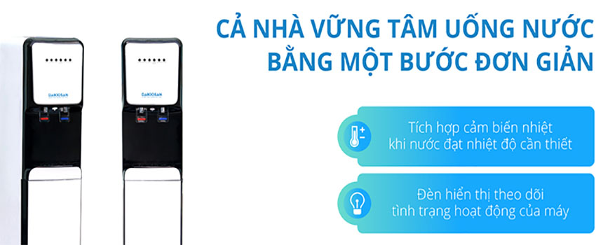Tính năng của Máy lọc nước nóng lạnh Daikiosan DSW-40506C