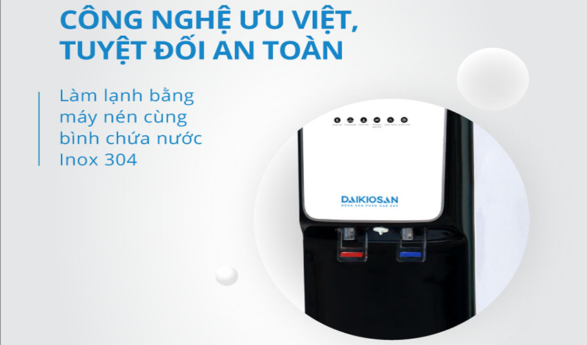 Công nghệ làm lạnh của Máy lọc nước nóng lạnh Daikiosan DSW-40508C