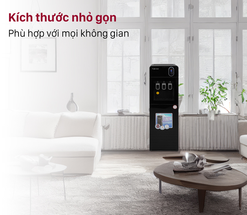 Cây nước nóng lạnh 3 vòi Fujihome WD11EC - Hàng chính hãng
