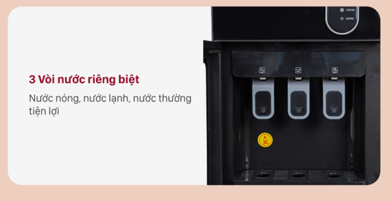 Cây nước nóng lạnh 3 vòi Fujihome WD11EC - Hàng chính hãng