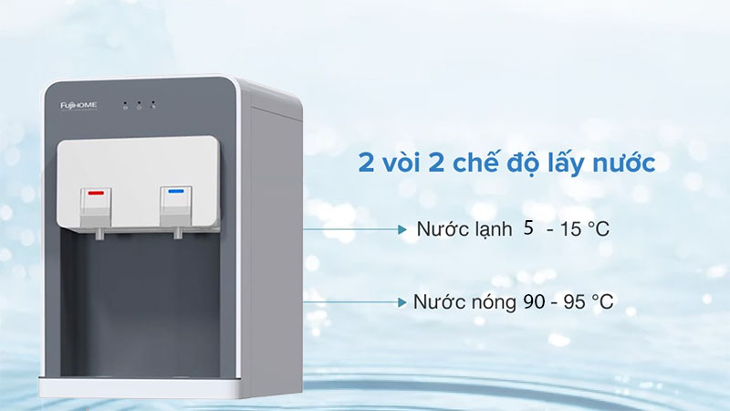 Máy lọc nước nóng lạnh Fujihome WP507C - Hàng chính hãng