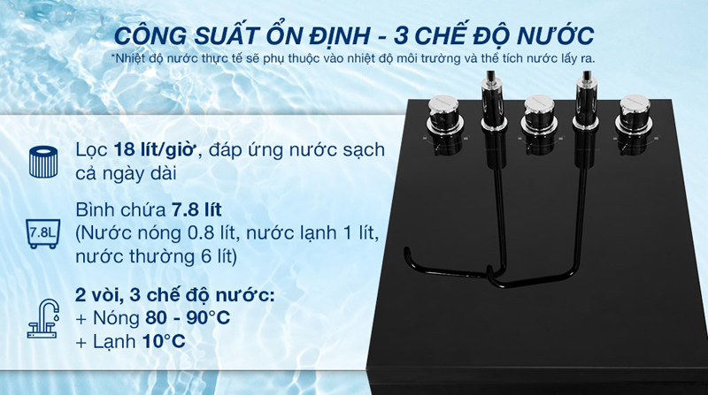 Máy lọc nước RO nóng nguội lạnh Kangaroo KG10A18 - Hàng chính hãng