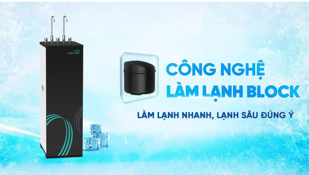 Máy lọc nước nóng lạnh Karofi LIVOTEC 630 - Hàng chính hãng