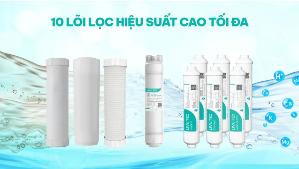 Máy lọc nước nóng lạnh Karofi LIVOTEC 630 - Hàng chính hãng