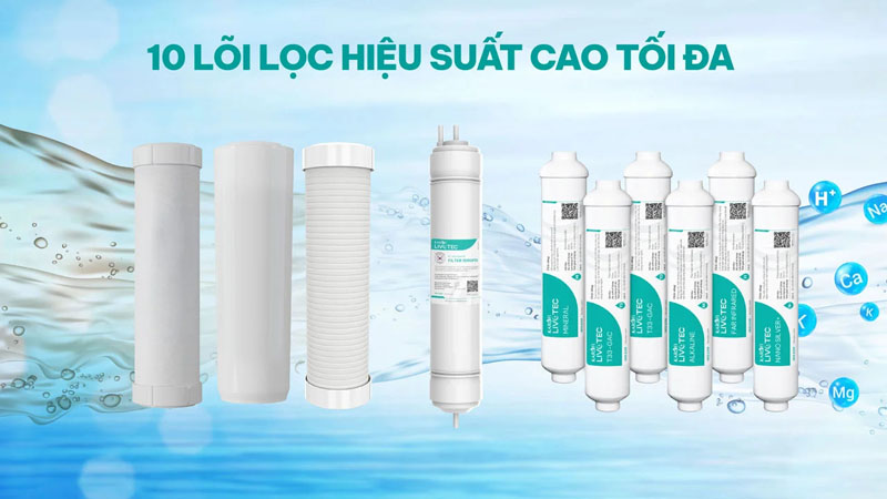 Máy lọc nước nóng lạnh Karofi Livotec 615 - Hàng chính hãng