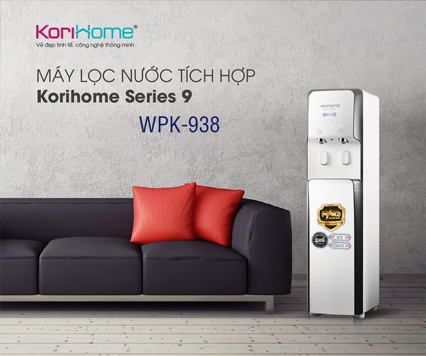 Máy lọc nước nóng lạnh KoriHome WPK-938 - Hàng chính hãng