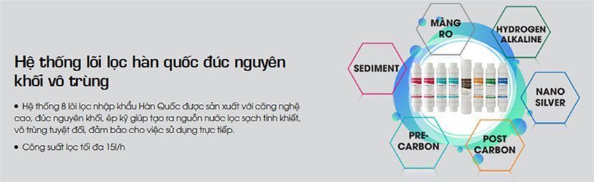 Máy lọc nước nóng lạnh KoriHome WPK-913 - Hàng chính hãng