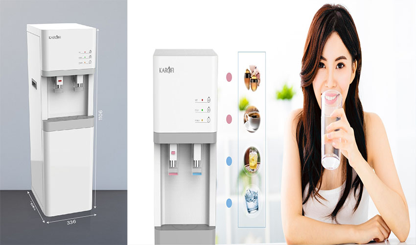 Máy lọc nước nóng lạnh RO Karofi HCV200RO - Hàng chính hãng