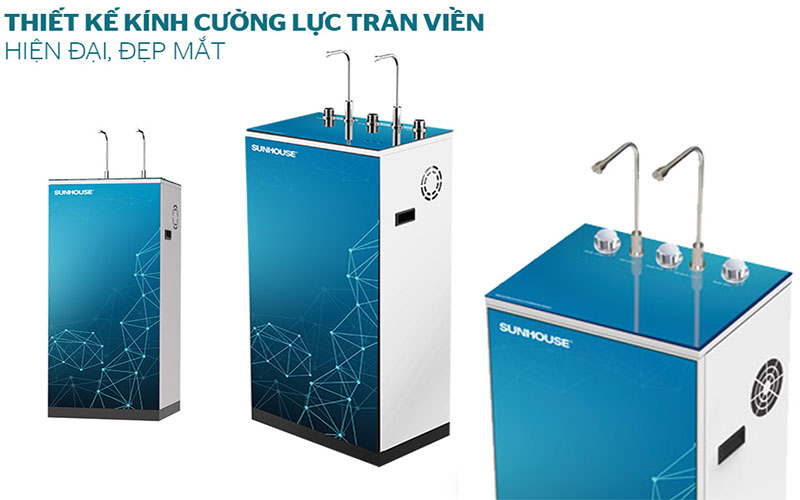 Máy lọc nước RO nóng lạnh Sunhouse SHA76211CK - Hàng chính hãng