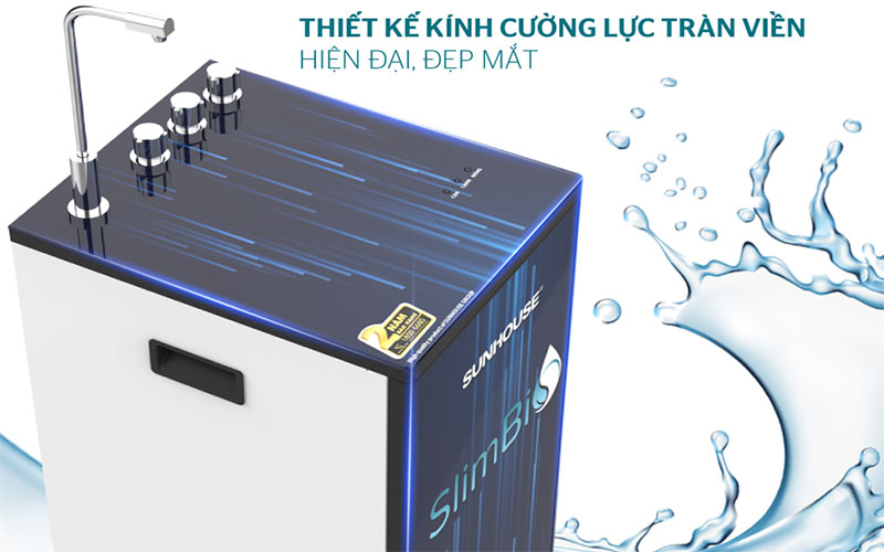 Thiết kế của Máy lọc nước RO nóng lạnh Sunhouse SHA76213CK