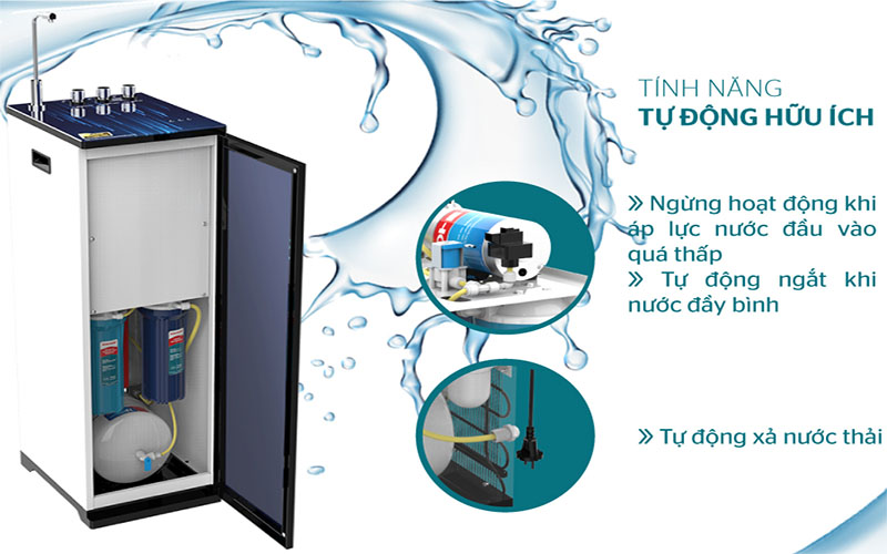 Tính năng an toàn của Máy lọc nước RO nóng lạnh Sunhouse SHA76213CK