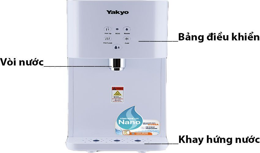 Máy lọc nước nóng lạnh Yakyo TP-220AK - Hàng chính hãng