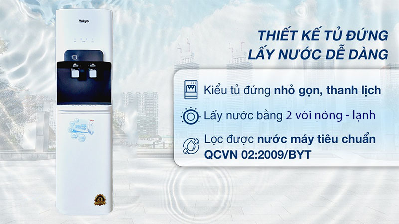 Máy lọc nước nóng lạnh Yakyo TP-668-Nano - Hàng chính hãng