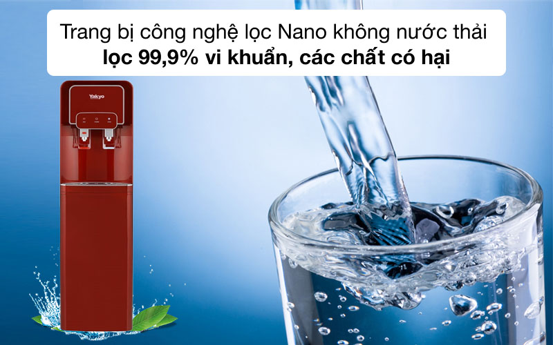 Máy lọc nước nóng lạnh Yakyo TP-821Y Nano - Hàng chính hãng