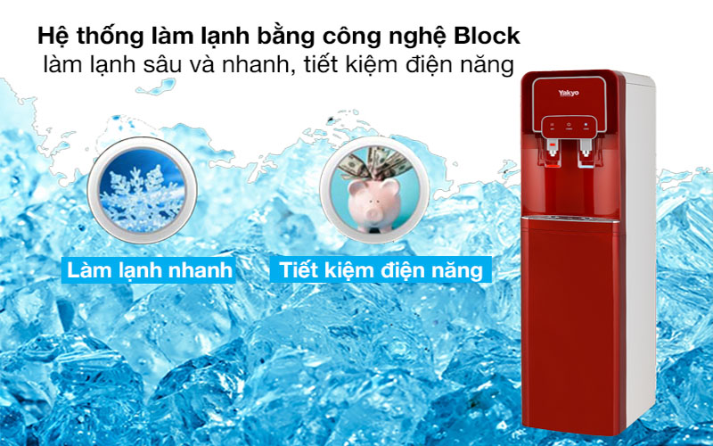 Máy lọc nước nóng lạnh Yakyo TP-821Y Nano - Hàng chính hãng