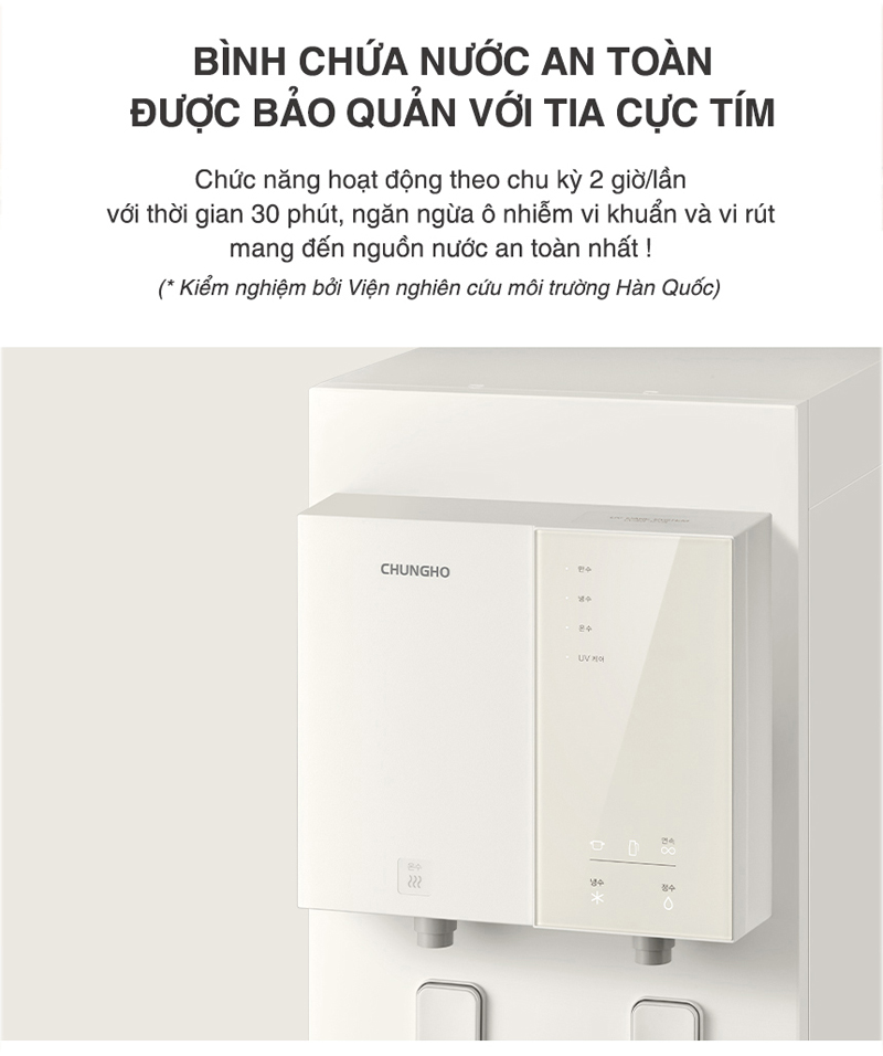 Máy lọc nước khử trùng ChungHo DIGITAL META (GWP-45S9P510M) - Hàng chính hãng