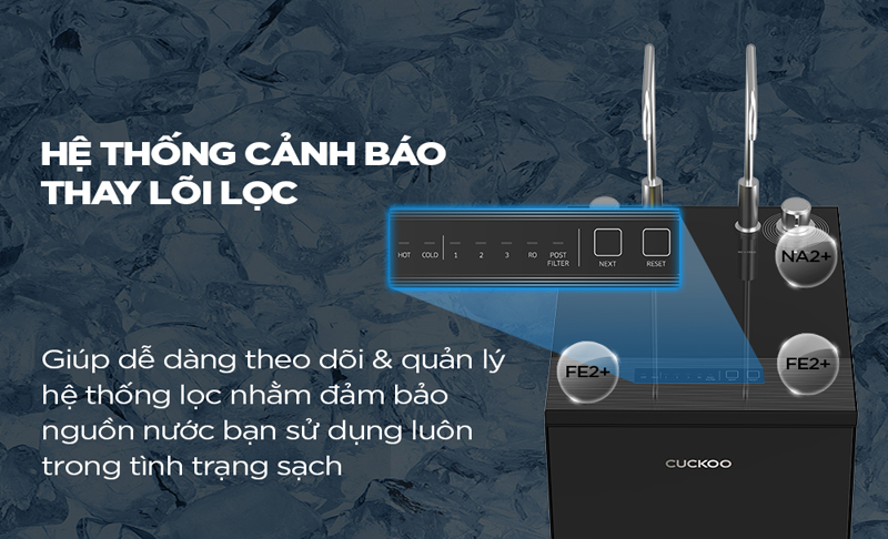 May lọc nước nóng lạnh Cukoo CP-BRPV1201S/BKCRVNCV - Hàng chính hãng
