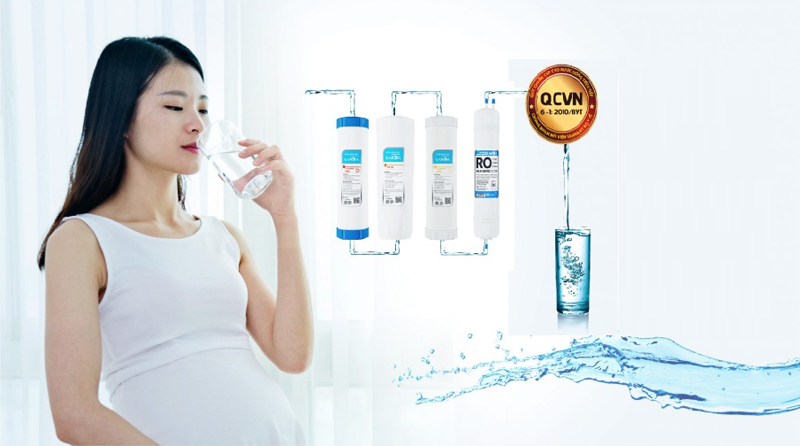 Với 4 cấp lọc sẽ loại bỏ kim loại nặng, các cặn bẩn vi khuẩn, mang lại cho bạn nguồn nước tinh khiết
