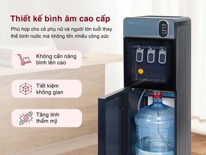 Cây nước nóng lạnh FujiHome WD11ES - Hàng chính hãng